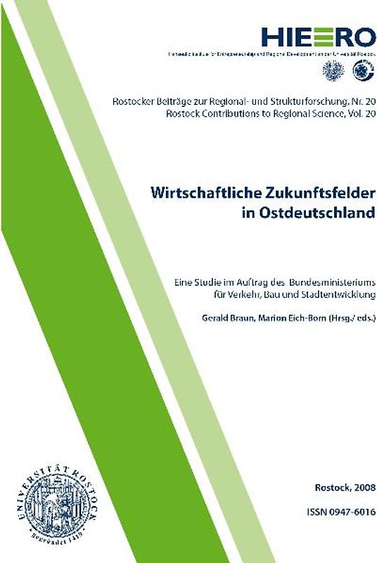 Wirtschaftliche Zukunftsfelder in Ostdeutschland