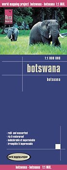 Reise Know-How Landkarte Botswana (1:1.000.000): GPS-tauglich, reiß- und wasserfest