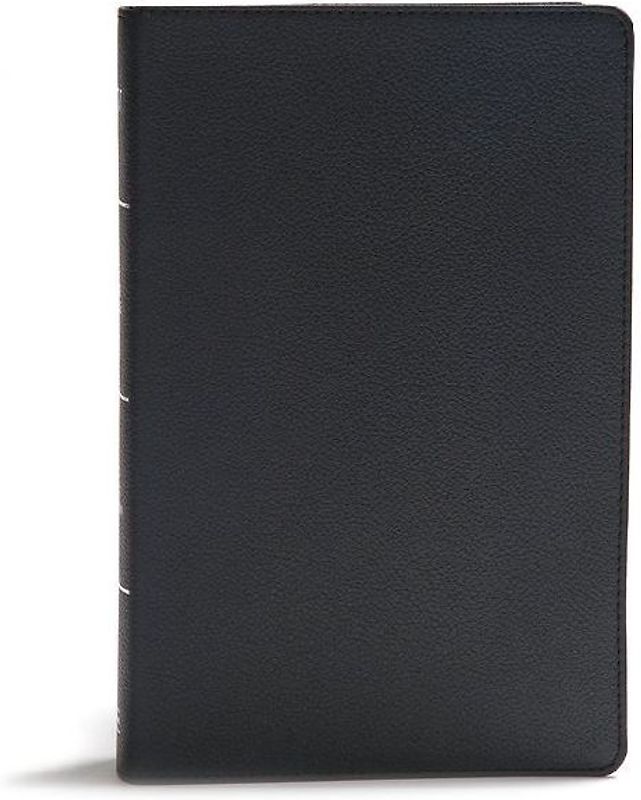 KJV Giant Print Reference Bible, Black Genuine Leather, Indexed