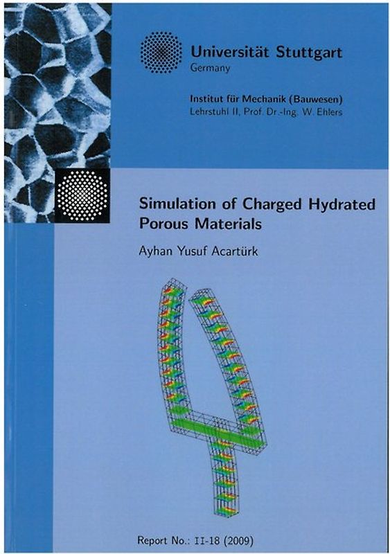 Simulation of Charged Hydrated Porous Materials