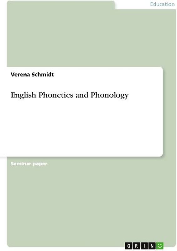 English Phonetics and Phonology