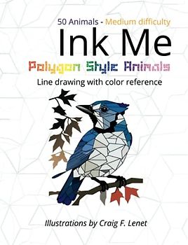 Ink Me: Polygon Style Animals - Medium difficulty
