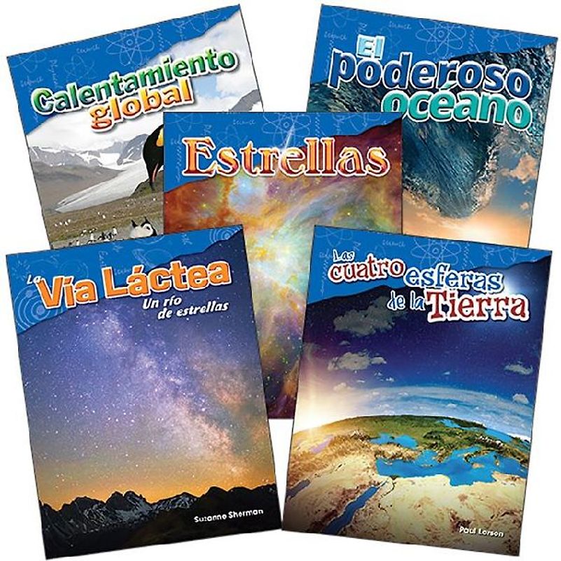 Earth and Space Science Grade 5 Spanish: 5-Book Set