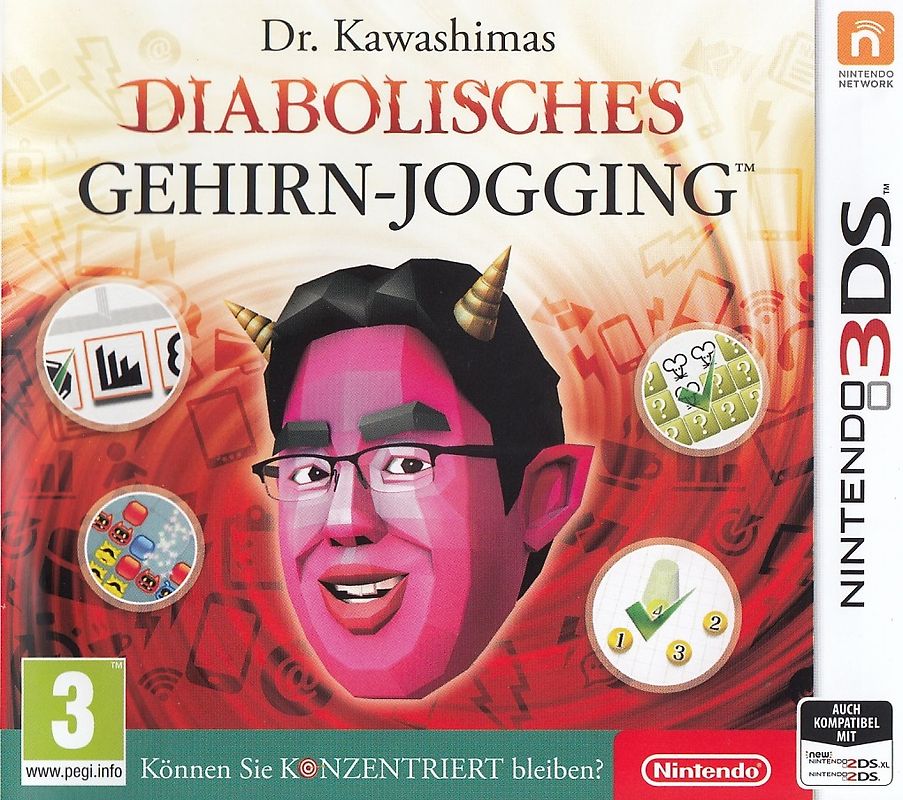 Dr. Kawashimas Diabolisches Gehirn-Jogging [Internationale Version] Nintendo 3DS