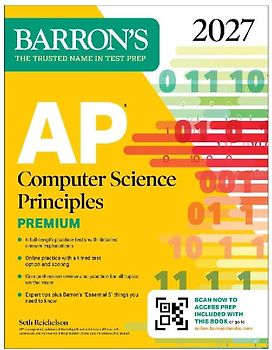 AP Computer Science Principles Premium, 2027: 6 Practice Tests + Comprehensive Review + Online Practice