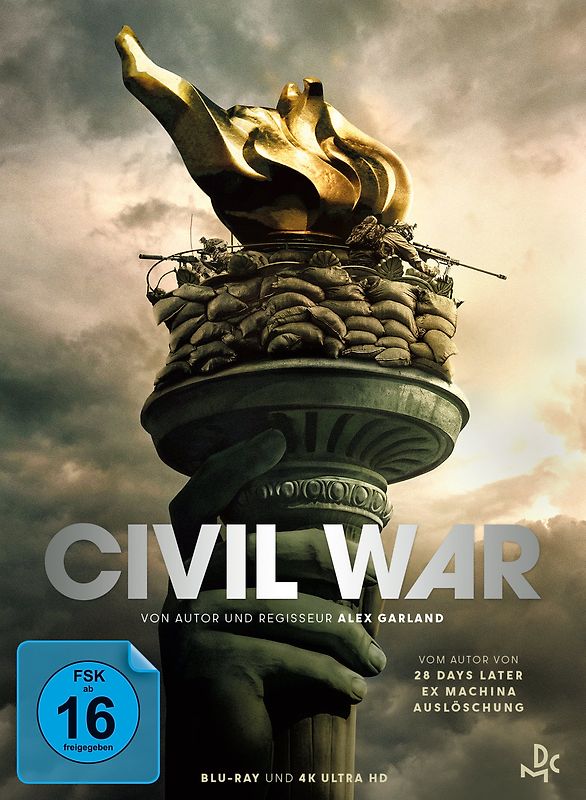 Civil War UHD Mediabook Blu-ray Disc