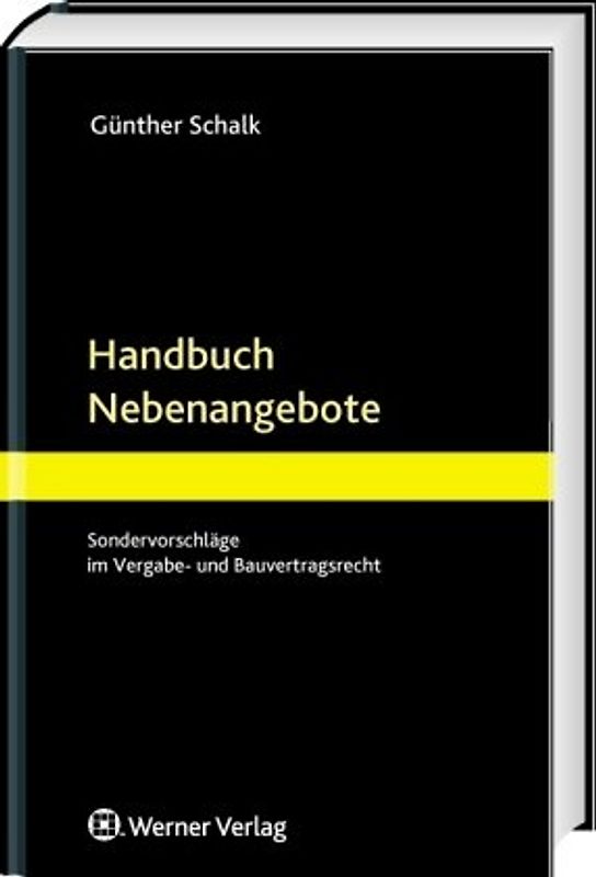 Handbuch Nebenangebote