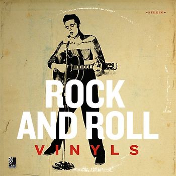Rock and Roll Vinyls. Fotobildband inkl. 3 CDs (Englisch)
