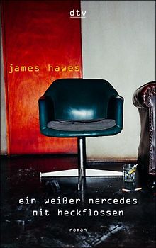 Ein weißer Mercedes mit Heckflossen