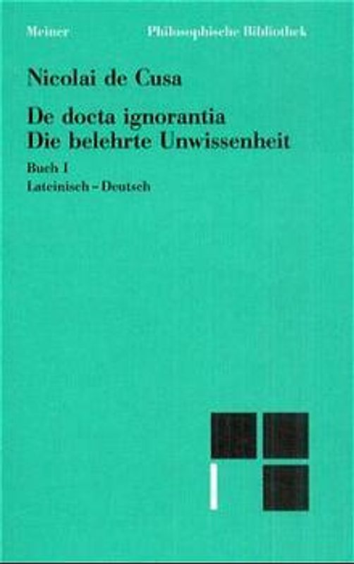 Die belehrte Unwissenheit (De docta ignorantia)