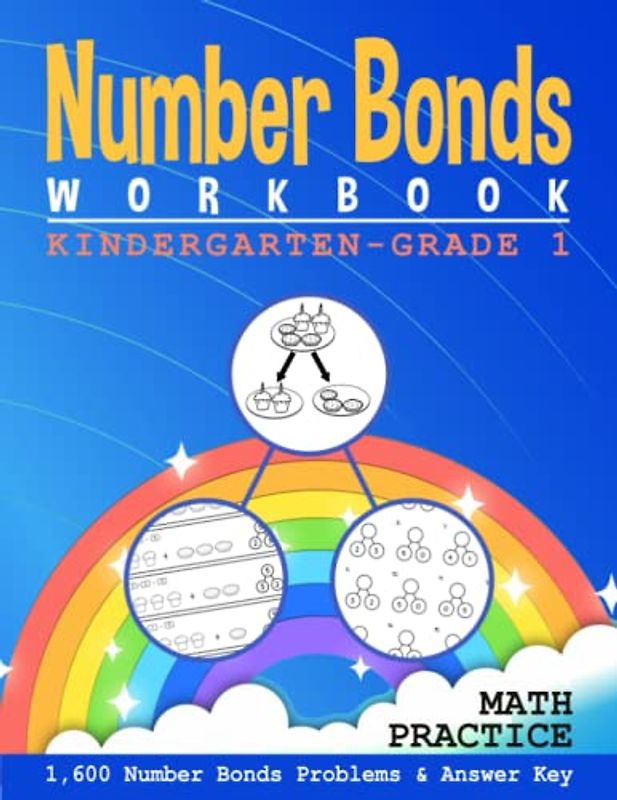 Number Bonds Workbook: Math Practice Problems for Kindergarten-Grade 1