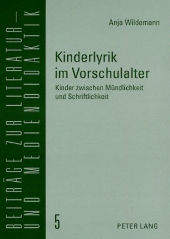 Kinderlyrik im Vorschulalter