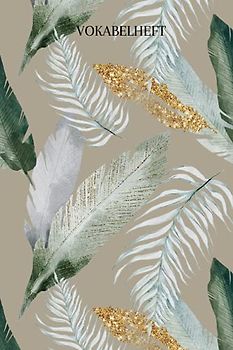 Vokabelheft: Vokabelheft Federn, 60 Seiten mit je 2 Spalten, A5