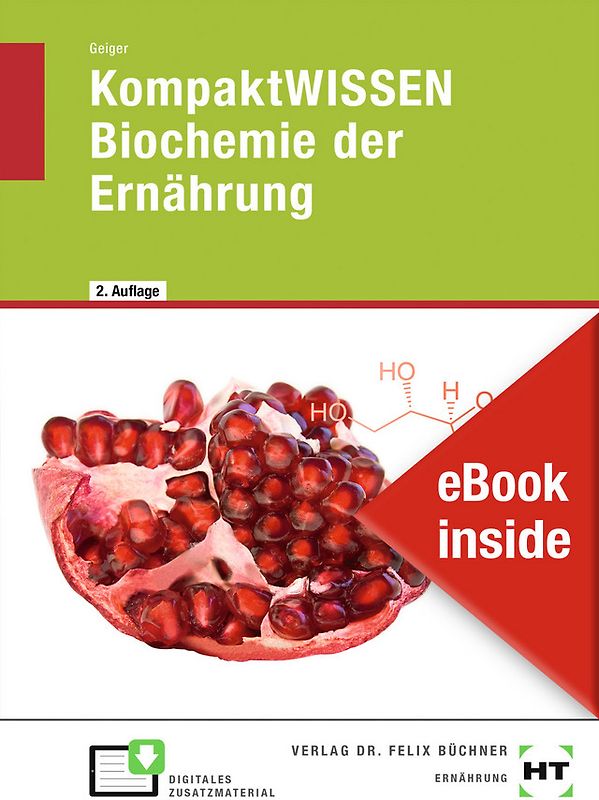 eBook inside: Buch und eBook KompaktWISSEN Biochemie der Ernährung