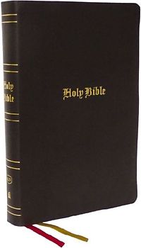 KJV Holy Bible: Super Giant Print with 43,000 Cross References, Brown Bonded Leather, Red Letter, Comfort Print: King James Version