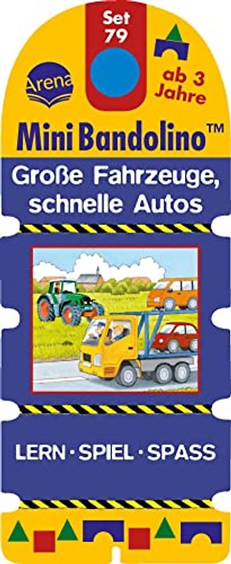 Mini Bandolino Set 79. Große Fahrzeuge, schnelle Autos