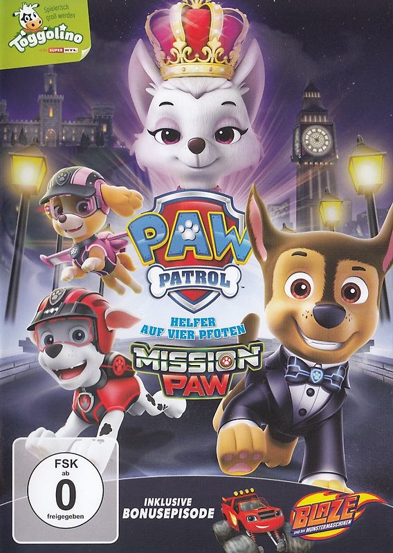 Paw Patrol - Mission Paw DVD