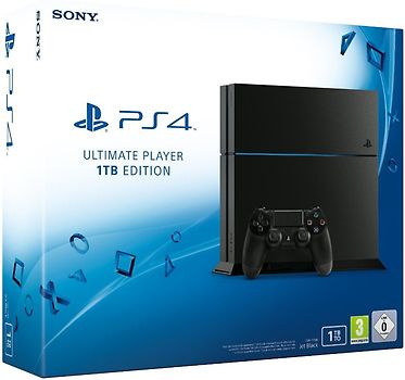 Sony PlayStation 4 1 TB [Ultimate Player Version inkl. Wireless Controller] matt schwarz