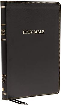 KJV, Thinline Bible, Standard Print, Imitation Leather, Black, Red Letter Edition