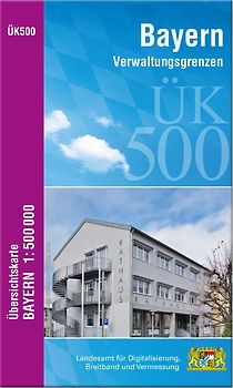 ÜK500 Amtliche Übersichtskarte von Bayern 1:500000 / ÜK500 Übersichtskarte von Bayern 1:500000