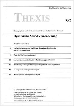 Dynamische Marktsegmentierung