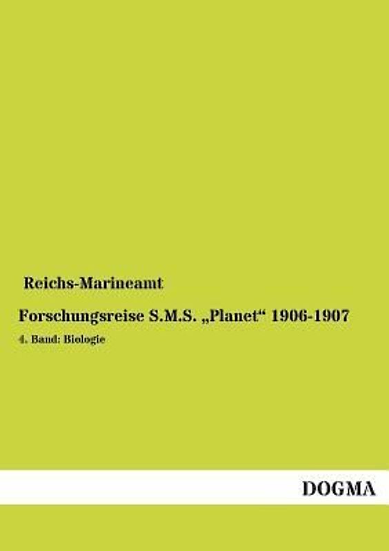 Forschungsreise S.M.S. "Planet" 1906-1907