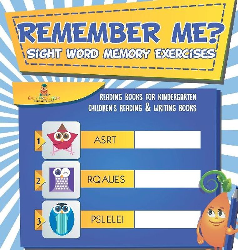 Remember Me? Sight Word Memory Exercises - Reading Books for Kindergarten | Children's Reading & Writing Books