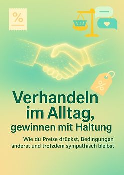Verhandeln im Alltag, gewinnen mit Haltung