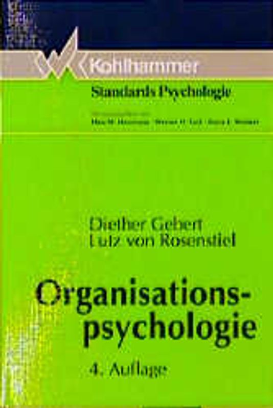 Organisationspsychologie. Person und Organisation