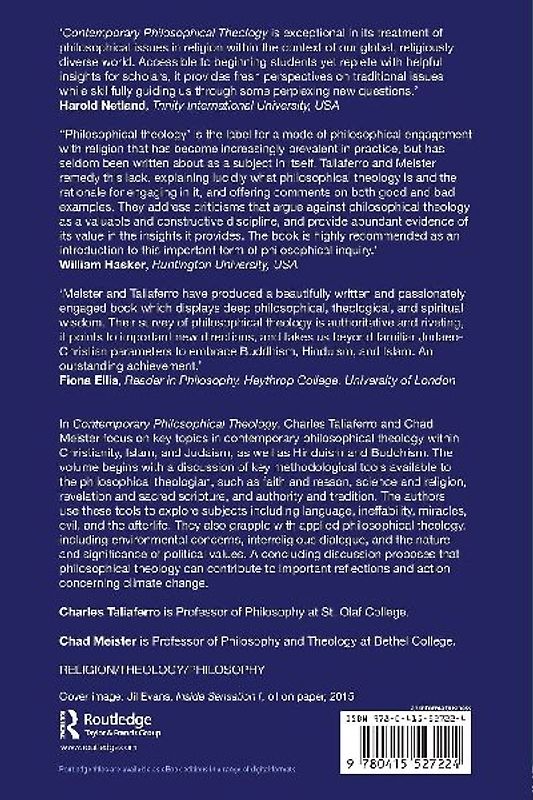 Contemporary Philosophical Theology