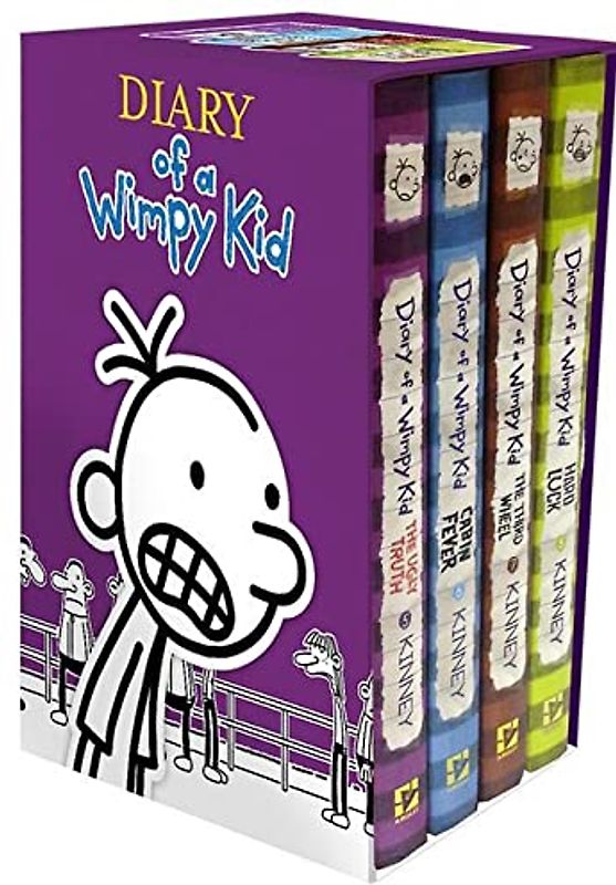 Diary of a Wimpy Kid Box of Books 5-8