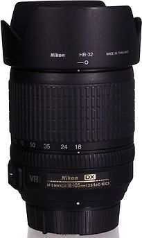Nikon AF-S NIKKOR 18-105 mm F3.5-5.6 DX ED G VR 67 mm Objectif (adapté à Nikon F) noir