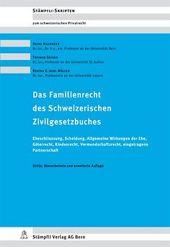 Das Familienrecht des Schweizerischen Zivilgesetzbuches