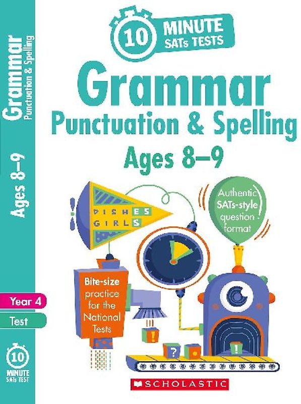 Grammar, Punctuation and Spelling - Ages 8-9