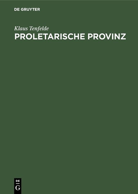 Proletarische Provinz