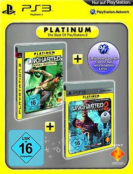 Uncharted Platinum Twin Pack (Uncharted: Drakes Schicksal / Uncharted 2: Among Thieves) PlayStation 3