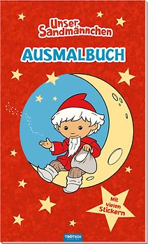 Trötsch Unser Sandmännchen Malbuch Ausmalbuch mit Stickern
