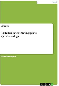 Erstellen eines Trainingsplans (Krafttraining)