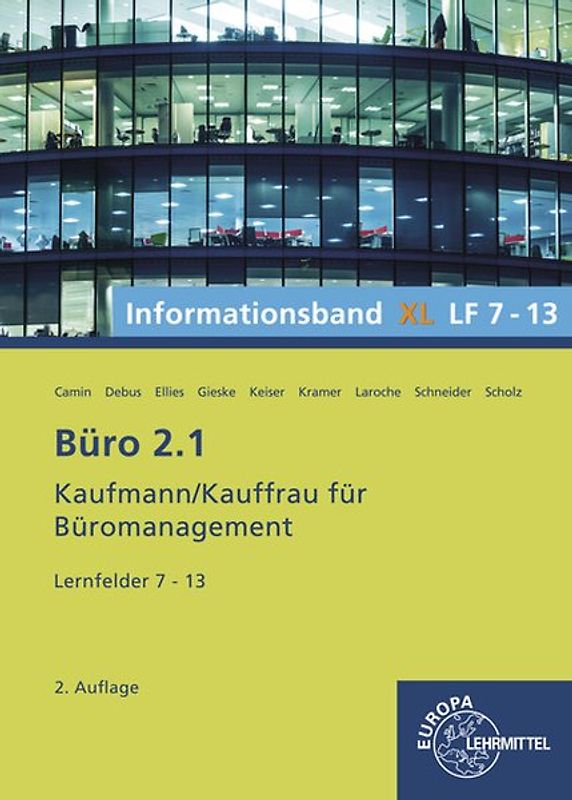 Büro 2.1, Informationsband XL, Lernfelder 7 - 13