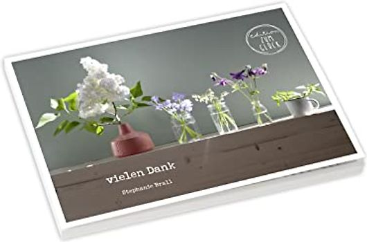 vielen Dank - Postkartenbuch (Mit Herz und Hand gemacht)