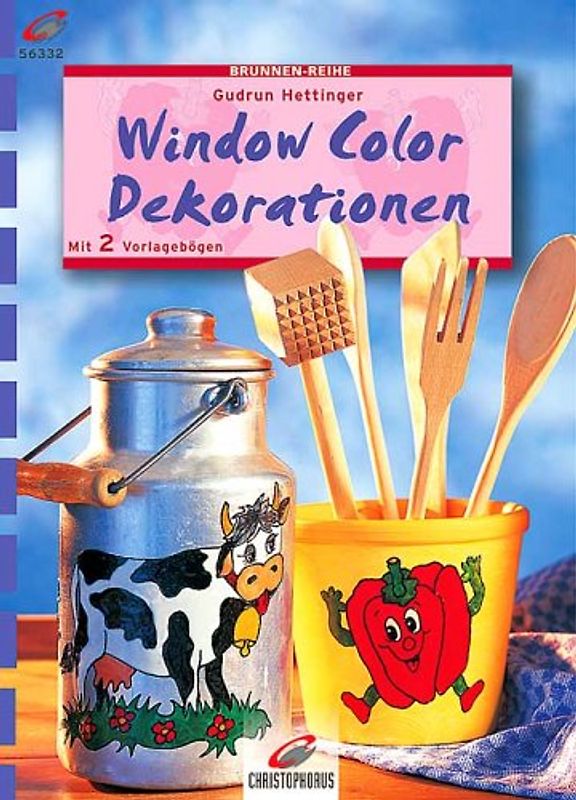 Window Color Dekorationen. Mit 2 Vorlagebögen
