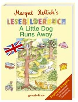 A little dog runs away