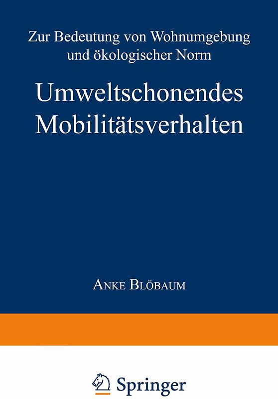 Umweltschonendes Mobilitätsverhalten