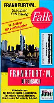 Frankfurt am Main mit Offenbach. 1:16500 - 27500