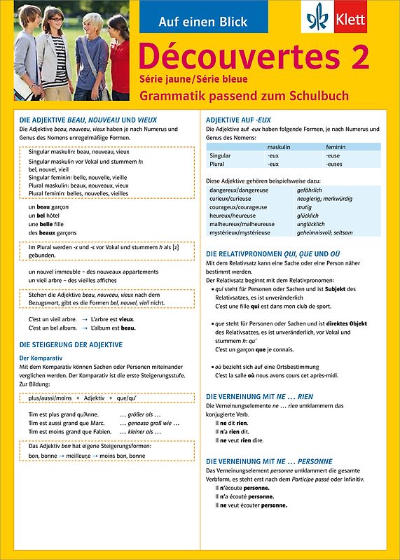 Découvertes Série jaune / Série bleue 2 - Auf einen Blick