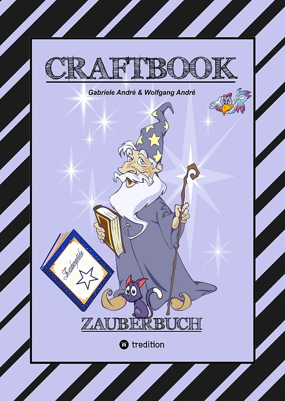 CRAFTBOOK - 100 SEITEN MAGIE - ZAUBERWÖRTER - ZAUBERSCHRIFT - ZAUBERWÜRFELSPIEL - MAGIER - ZAUBERSPRUCH - RÄTSEL