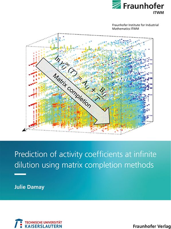 Prediction of activity coefficients at infinite dilution using matrix completion methods