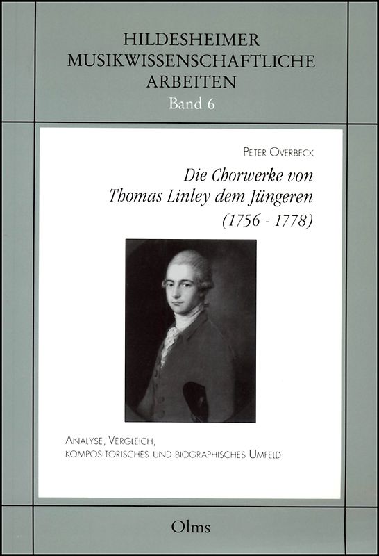 Die Chorwerke von Thomas Linley dem Jüngeren (1756-1778)