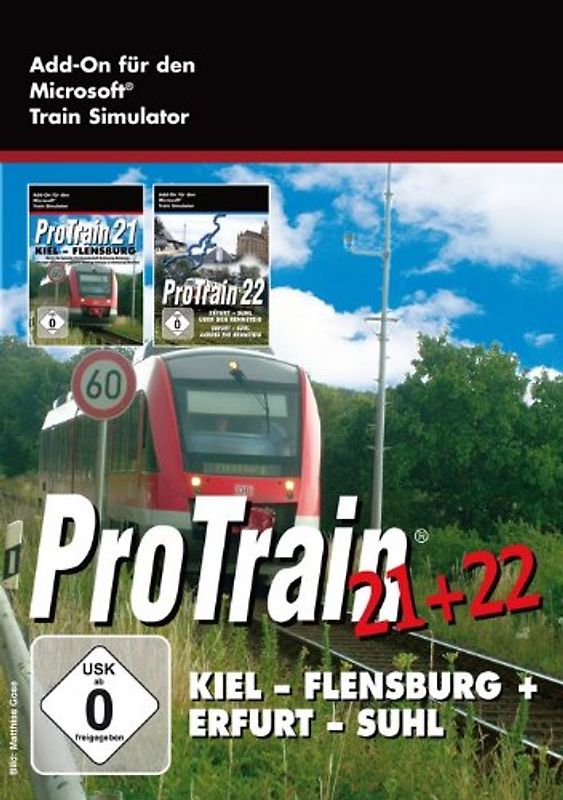ProTrain Bundle 21 & 22 (Kiel - Flensburg & Erfurt - Suhl) PC Spiele