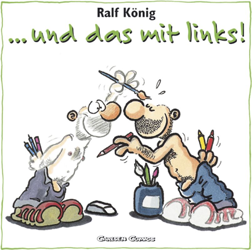 ... und das mit links!